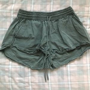 Olive Green Hollister Shorts